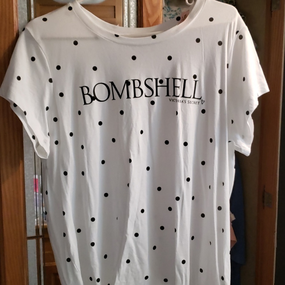 Polka dot Victorias Secret shirt.  NWT